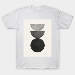 Woodblock Black and White T-Shirt